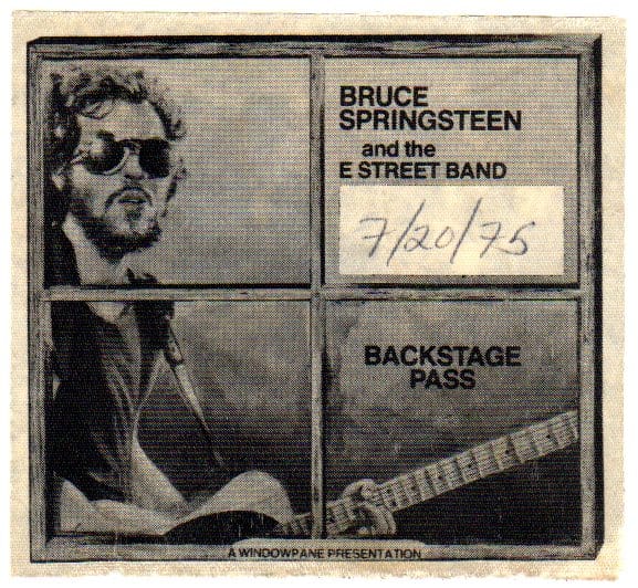 Bruce Springsteen & the E Street Band, Palace Theatre, Providence, RI, July 20, 1975